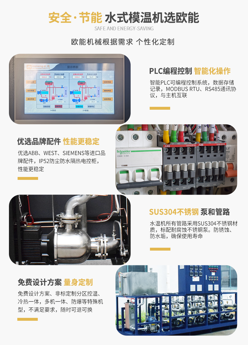 高溫水式模溫機產(chǎn)品特點